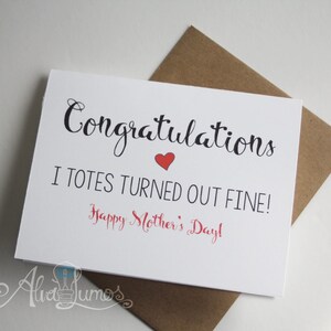 Mothers day card - Mother&#39;s day card - Mothers day - funny mothers day - mother&#39;s day - funny card - card for mom - happy mothers day