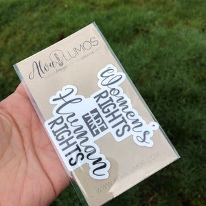 Women's Rights Are Human Rights Sticker - Weatherproof Vinyl - Etsy