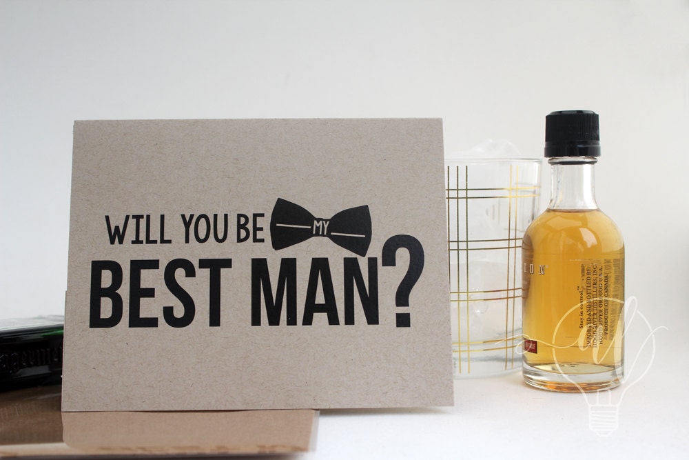 Will you be my best man be my best man best man card best | Etsy