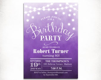 ombre invitation etsy
