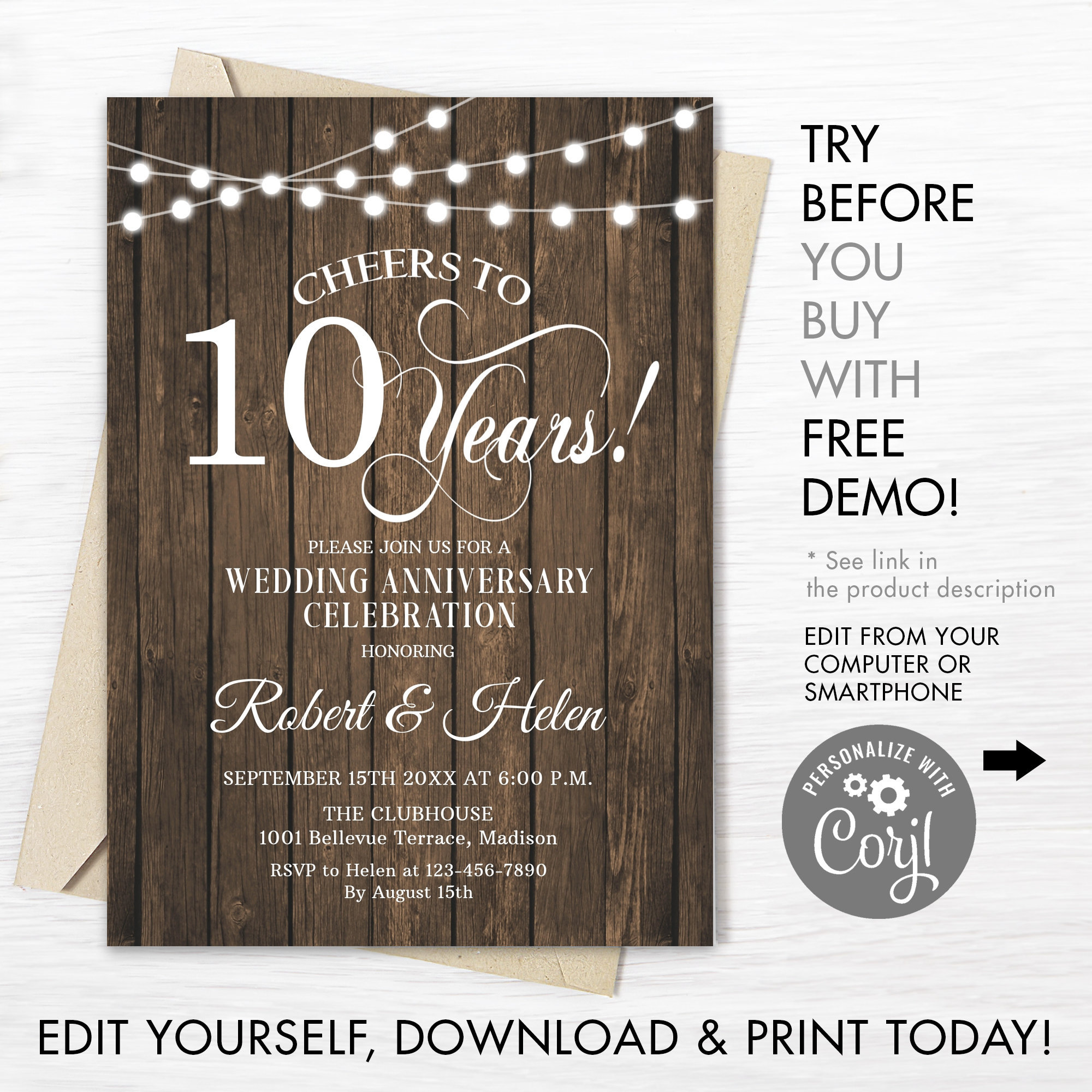 10th-wedding-anniversary-party-invitation-instant-download-etsy