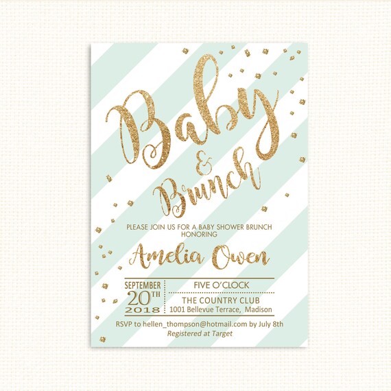 baby shower invites minted