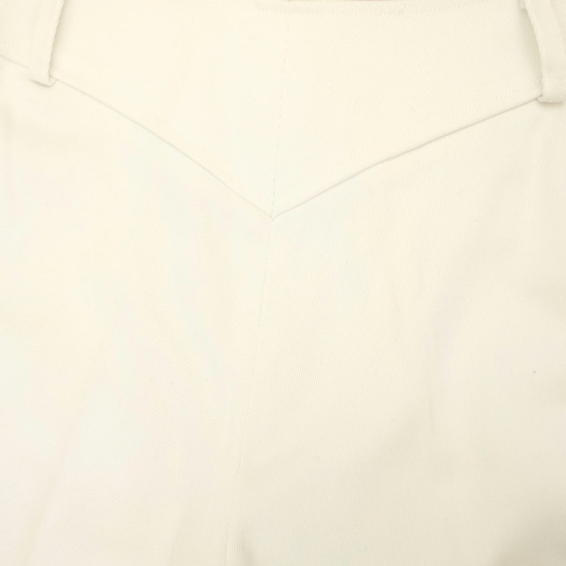 1970s Jones New York white flare pants image 7