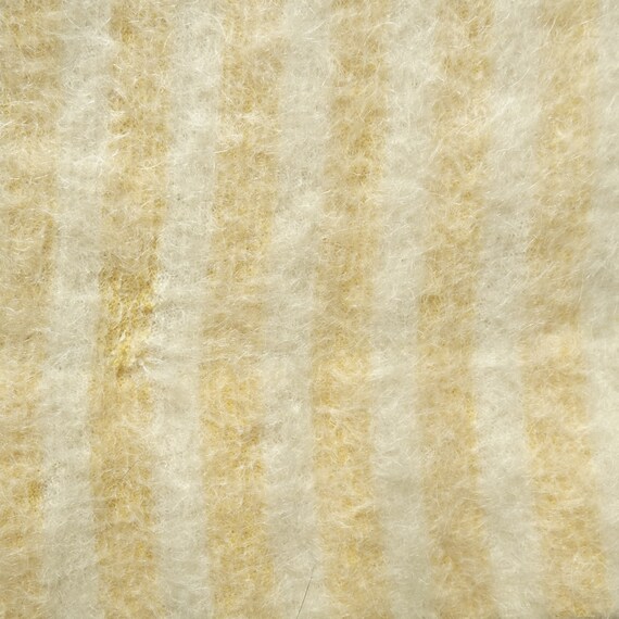 1960s peaches and cream striped mohair dress - image 6