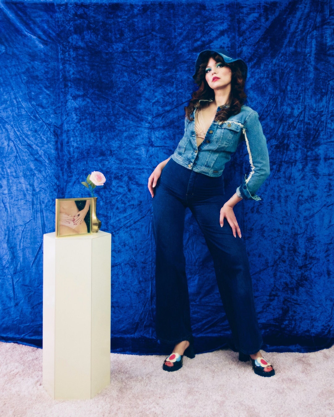 PLEIN SUD JEANS デニム　ジャケット　ヴィンテージ　レディース　S PLEIN SUD JEANS デニム ジャケット ヴィンテージ レディース S