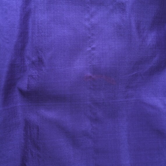 1970s purple silk wrap skirt - image 9