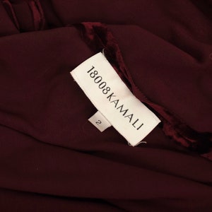 1990s '18008 Kamali' Norma Kamali crushed velvet turtleneck tunic image 6