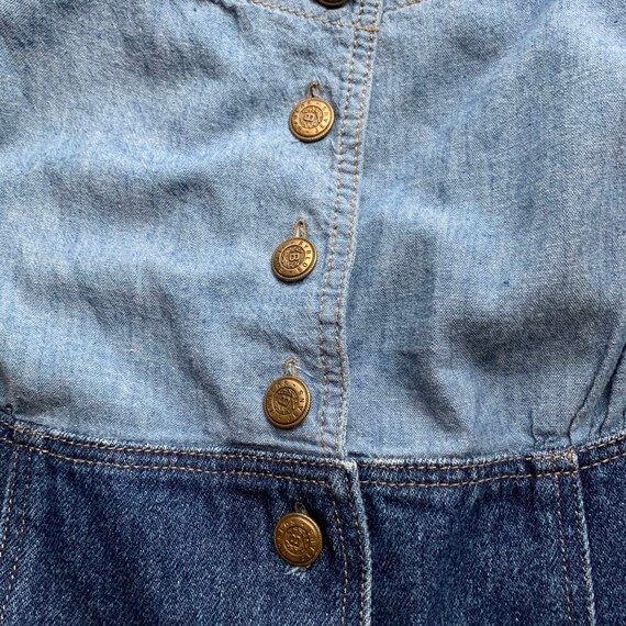1980s Byblos Jeans denim dress - image 5