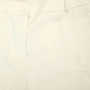1970s Jones New York white flare pants image 5