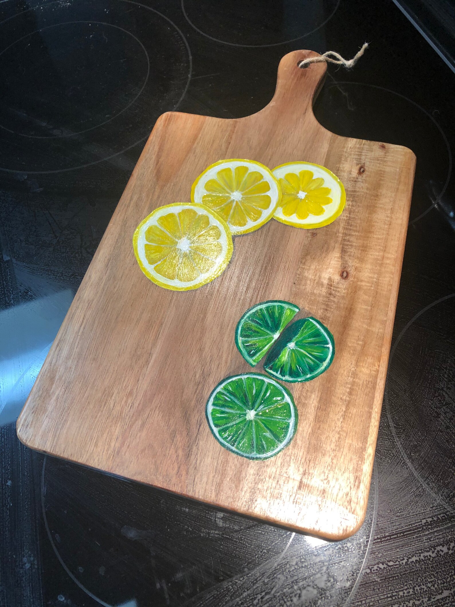 Lemons and Limes Decorative Cutting Board Etsy