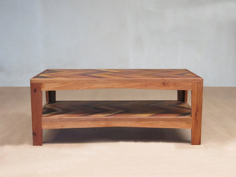 Mid Century Modern Furniture Herringbone Coffee Table Danish Etsy