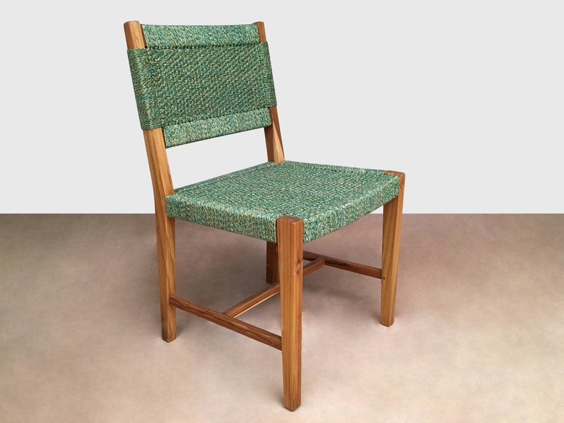 Silla de comedor tejida a mano danés moderno sillas de | Etsy