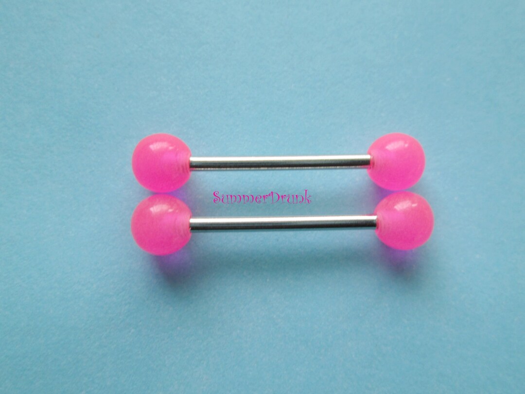 Glow in the Dark Nipple Ring Nipple Piercing Glow Nipple Etsy