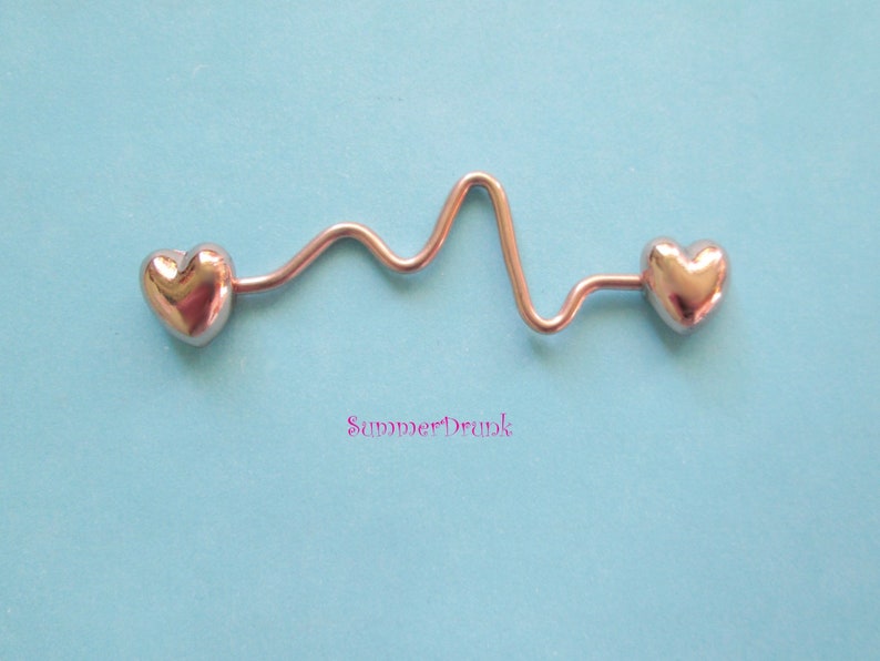 body jewelry Rose gold industrial piercing,industrial barbell 14 ga barbell body barbell industrial body piercing body piercing