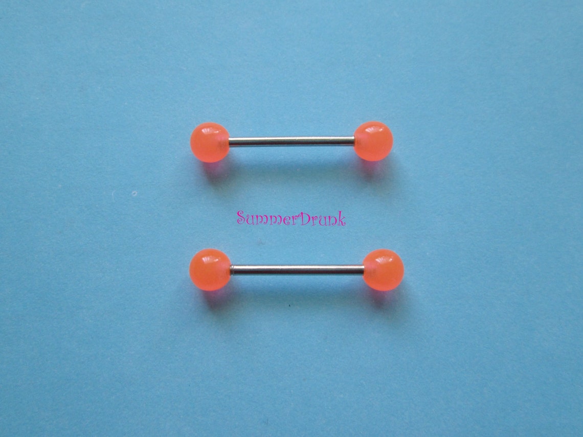 Glow in the dark nipple ring Nipple piercing glow nipple Etsy