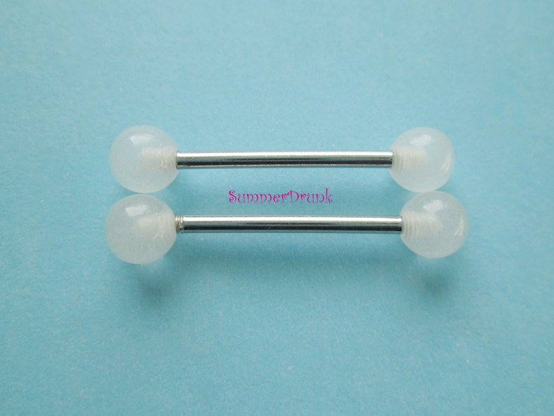 Glow in the Dark Nipple Ring Nipple Piercing Glow Nipple Etsy UK