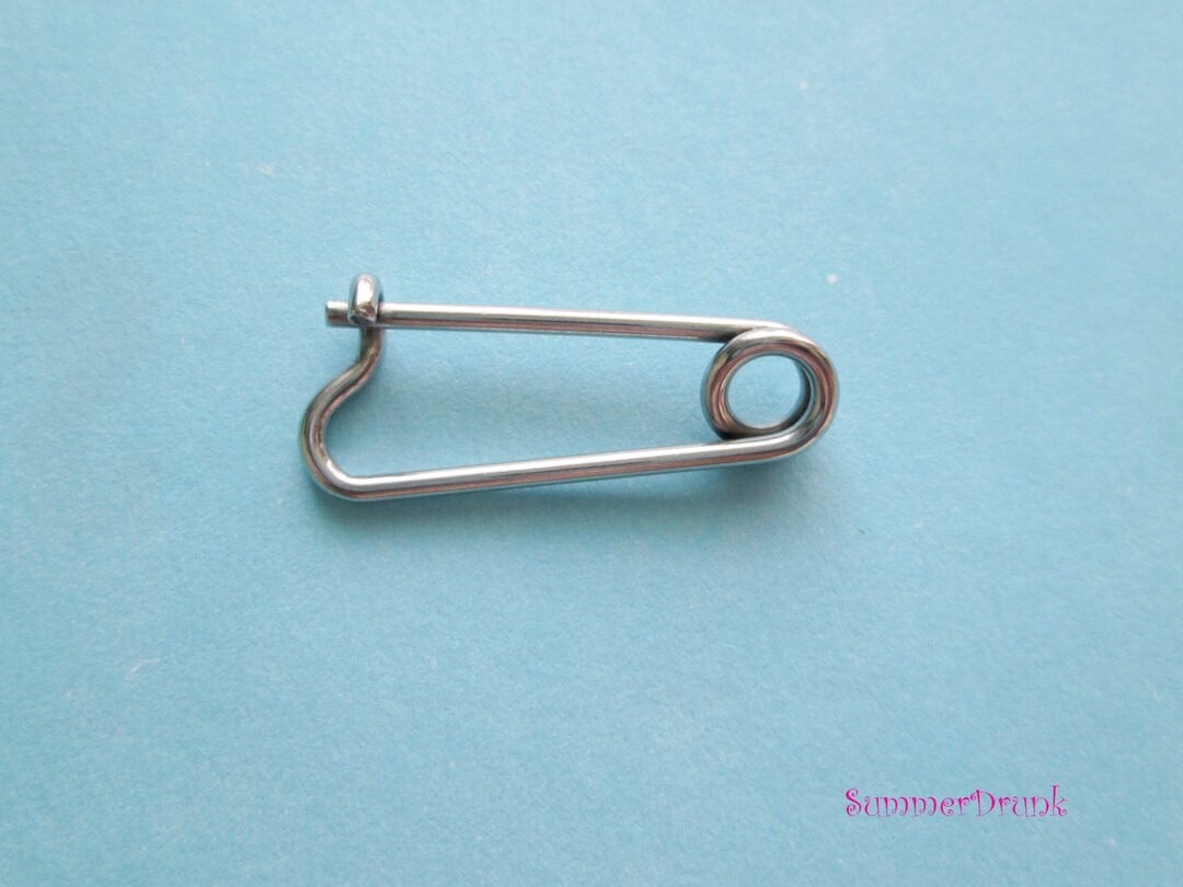 Safety Pin Nipple Ring, Nipple Piercing,nipple Piercing , Nipple