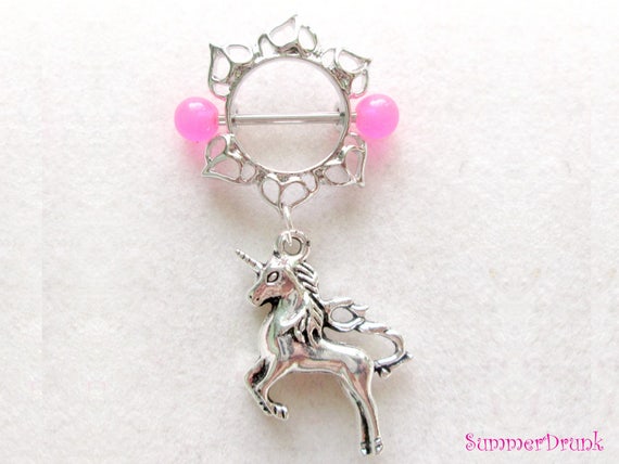Unicorn nipple hotsell jewelry