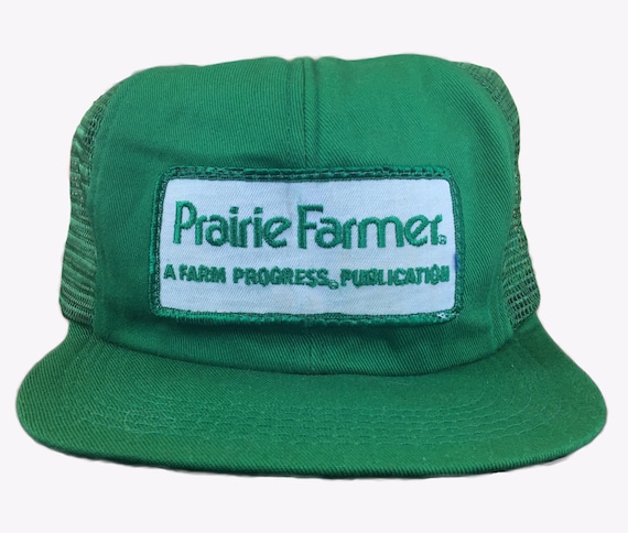 Prarie Farmer Green Vintage Snapback Adjustable T… - image 1