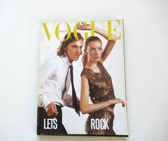 Vogue Italia December 1998 Approx 300 Pages No 580 - Etsy Israel