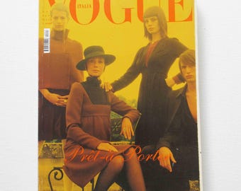 VOGUE Italy Cover White Vogue / April 2020. - Etsy