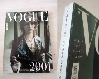 Vogue Italia July 2001  approx 300 pages  No 605