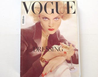 Vogue Italia Aug 1997 No 564 Original Vintage Fashion Magazine