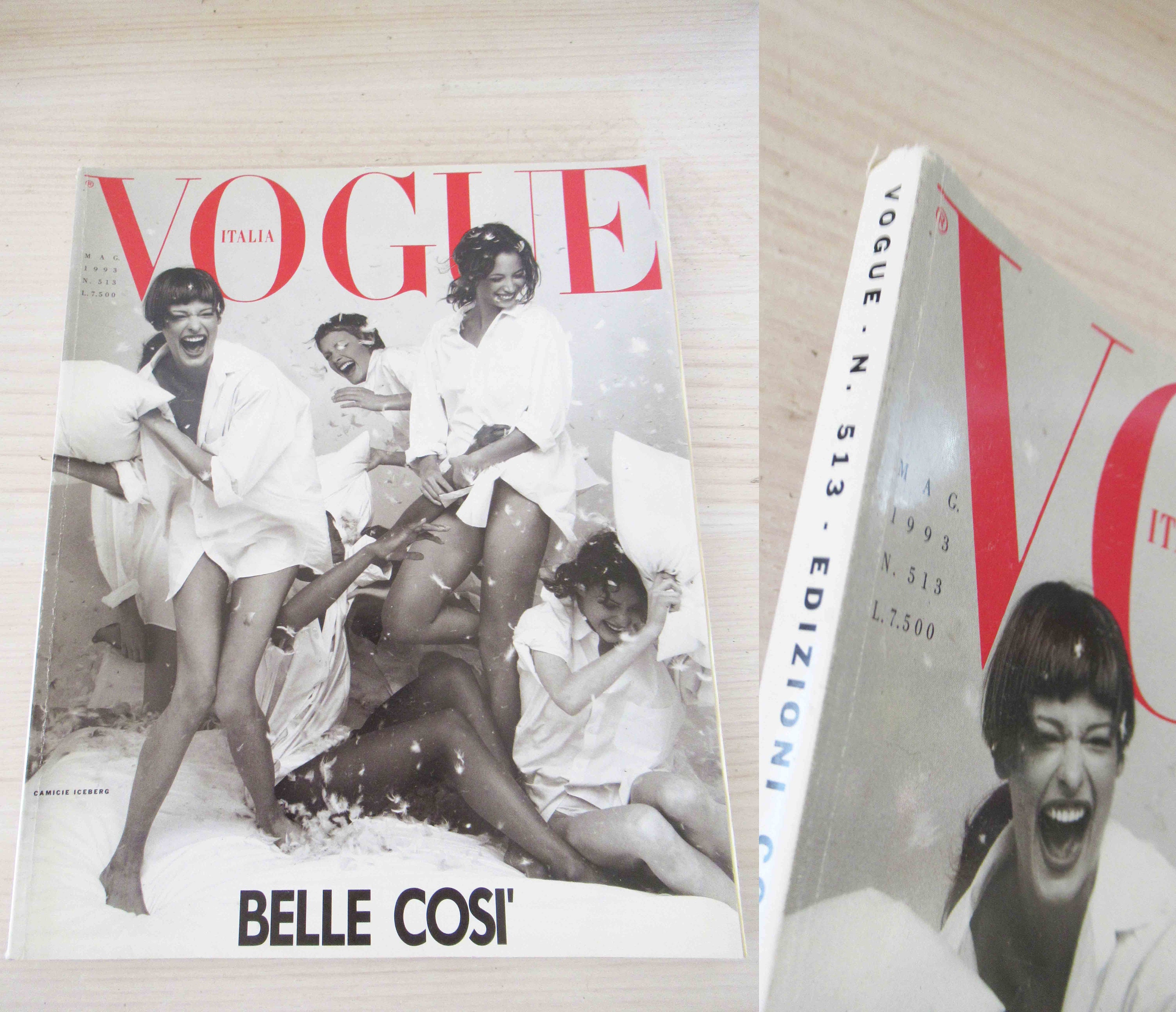 Vogue Italia March 1993 192 Pages No 513 - Etsy