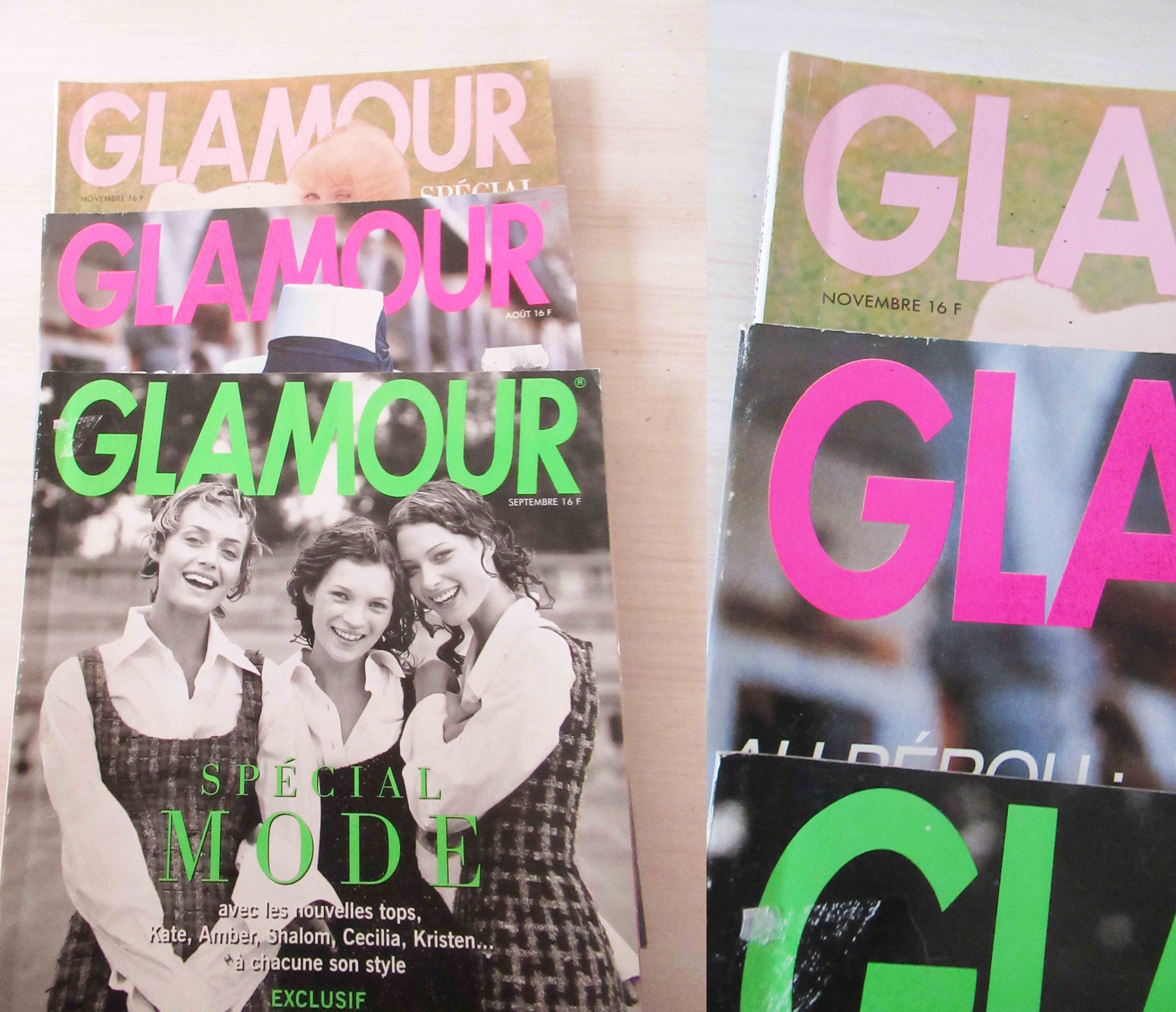 安価 ワタナベ French Glamour Magazines Set of 3 1992 and 1993 80s 90s その他
