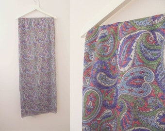 Vintage 70s One Way Stretch Paisley Lurex Dress Fabric 3.8m x 150cm wide 25% Off Purchasing 2 or more items MORETHANONE25