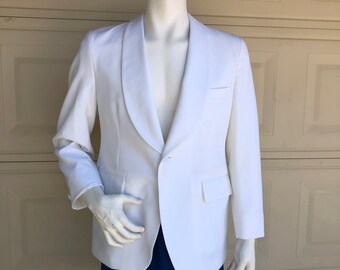 white evening jacket