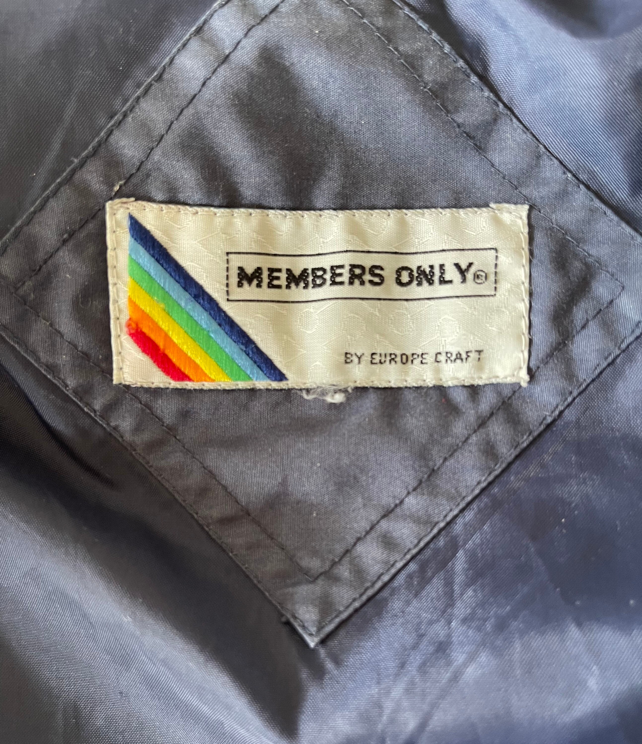 1980s Vintage Members Only Bomber Jacket / Mount Vintage