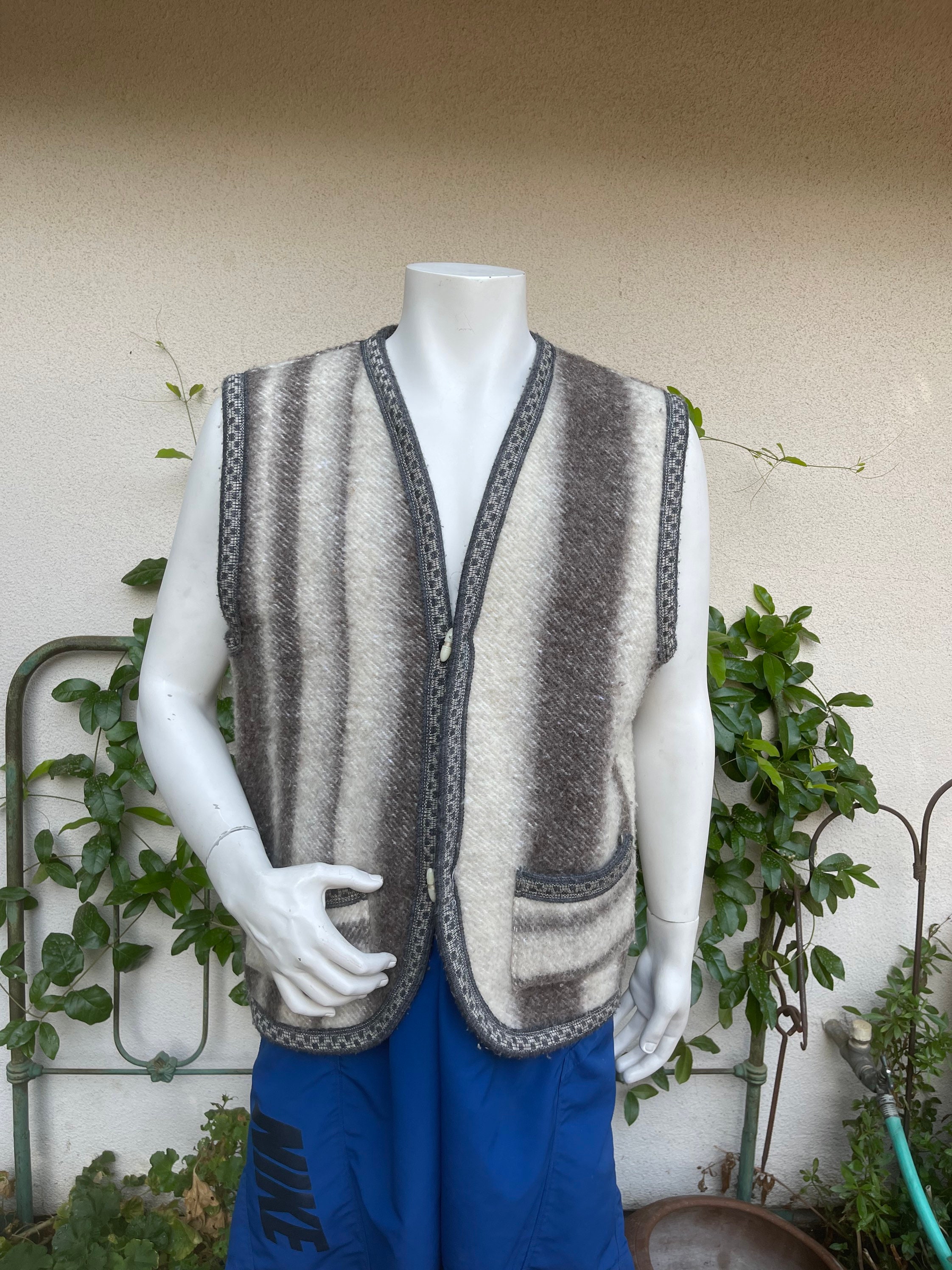 Taupe Sweater Vest - Etsy