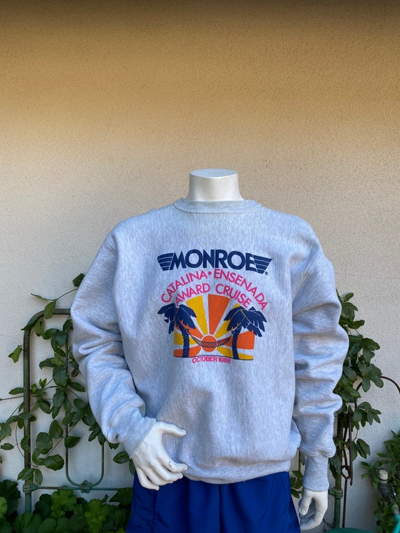 Vintage 80s Cruise Sweatshirt 1988 Monroe Award Cr