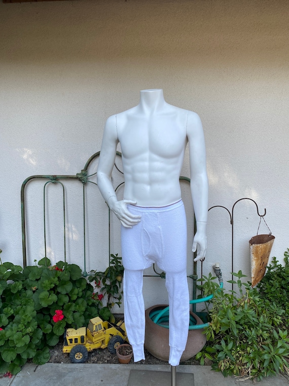 Vintage Thermal Underwear // White Long Johns JC Penney Towncraft