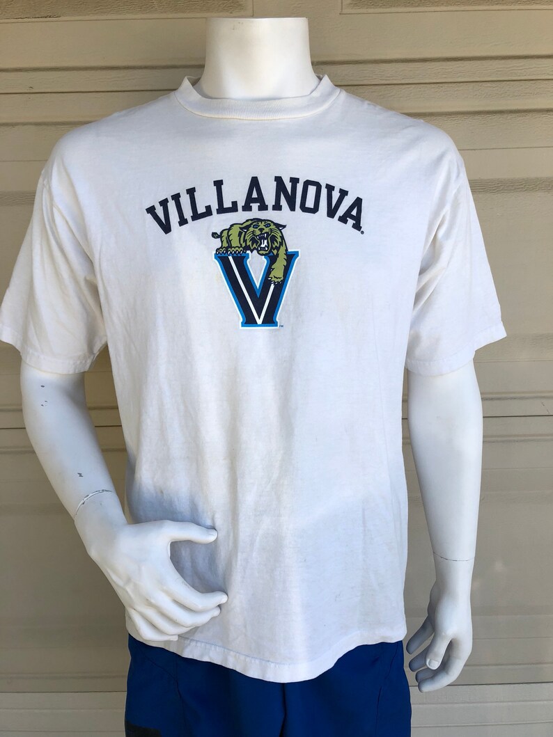 VILLANOVA WILDCATS BASKETBALL HOODY //SHORT SLEEVE NEW WITH TAGS