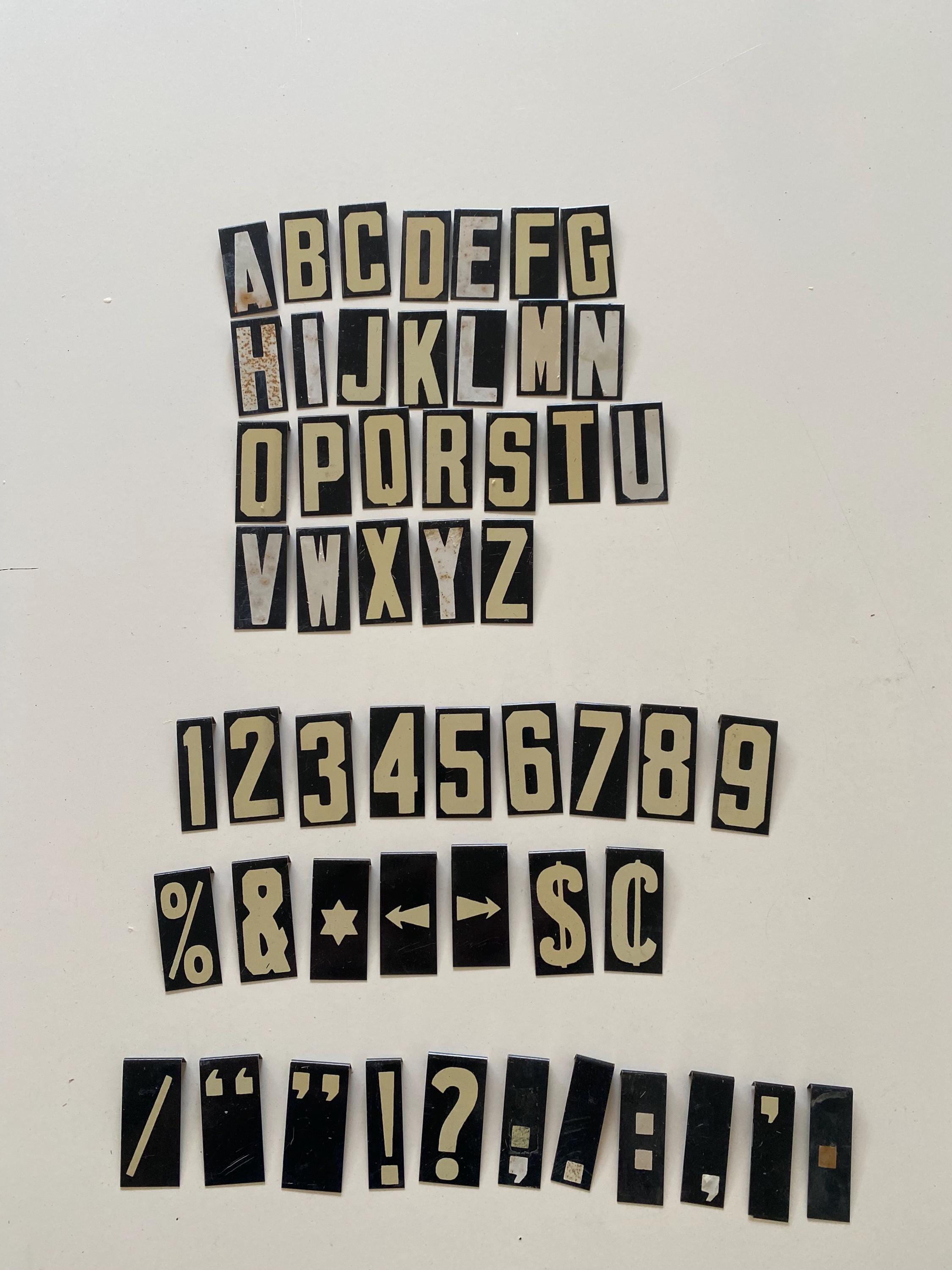 Vintage Plastic Sign Letters - Etsy