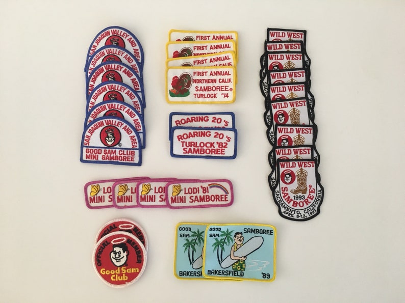 Vintage Good Sam Club RV Patch 70s 80s 90s Embroidered Patch image 1