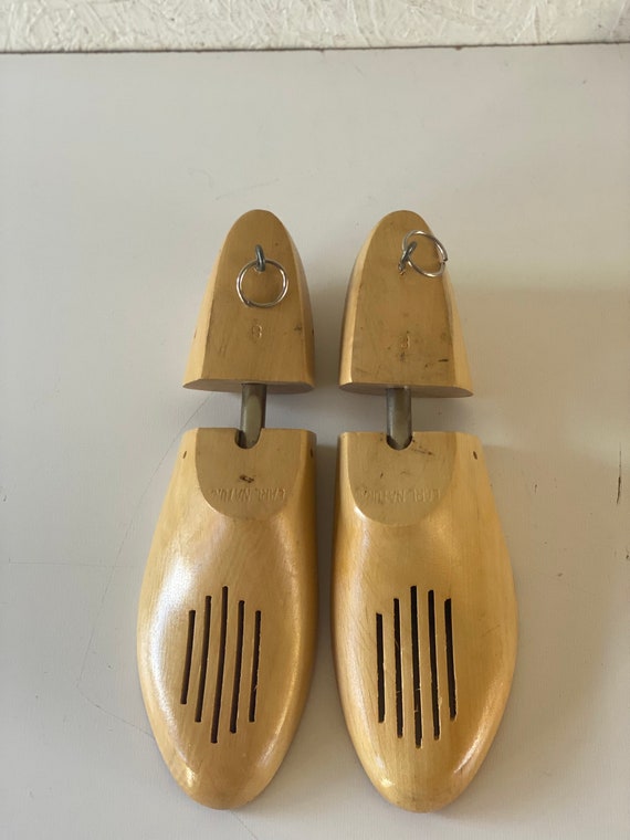 Vintage Earl Natural Shoe Tree Wooden Shoe Tree m… - image 1