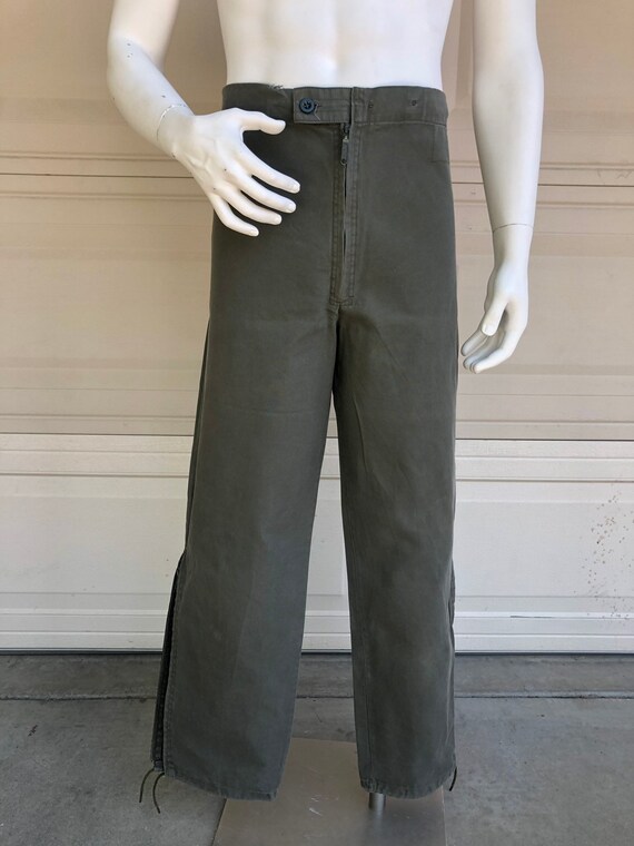 olive drab jeans