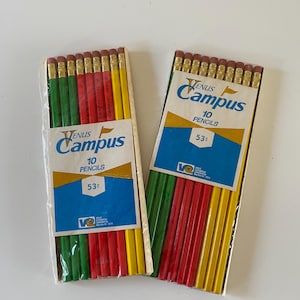 Vintage NIP Venus Campus Pencils Unused Multicolor 780 2 Venus Esterbrook Corporation