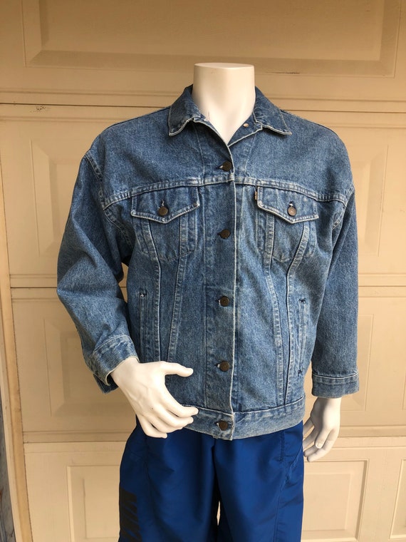 Vintage Levi Jacket 80s Levi's Denim Jacket Medium Wash - Etsy Canada