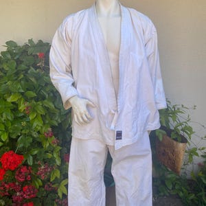Vintage 60s Karate Uniform Cotton Gi Martial Arts Jacket & Pants by Tokaido Tokyo Japan Chuck Norris
