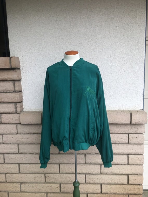 Vintage MGM Grand Jacket 80s Oversized Bomber Jacket … - Gem