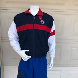 Vintage 1992 Pebble Beach US Open Windbreaker Jacket Golf Wind Breaker Athletic Jacket Size S