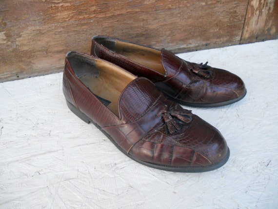 snakeskin dress shoes