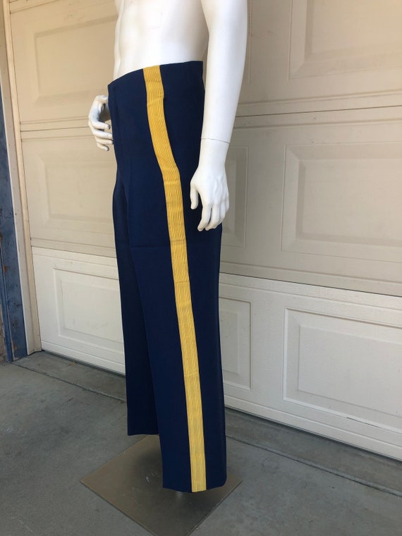 Vintage US Army Officer Wool Dress Trousers Navy … - image 5