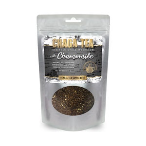 Siberian Chaga Mushroom Loose Tea with Chamomile 4 oz. (113g.) EXP: 03/10/2028
