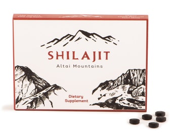 Farm Group Authentic & Purified Shilajit Tablets Pack of 120 from Altai Mountains EXP: 08/15/2029
