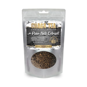 Siberian Chaga Mushroom Loose Tea with Pine Nuts Extract 4 oz. (113g.)